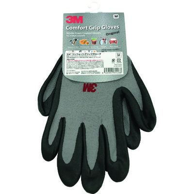 スリーエム ジャパン 3M 一般作業用コンフォートグリップグローブ グレー Mサイズ GLOVE GRA M 1双 161-5938（直送品）