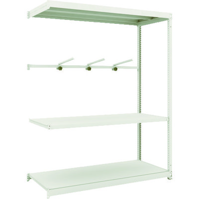 TRUSCO スチールラック M1.5型軽中量棚 1460X595X1800 3段 アーム1段 連結 M1.5-6563-A1B（直送品）