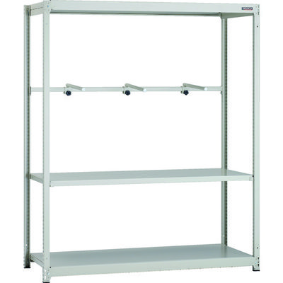 TRUSCO スチールラック M1.5型軽中量棚 1760X595X1800 3段 アーム1段 単体 M1.5-6663-A1 1台(1個)（直送品）