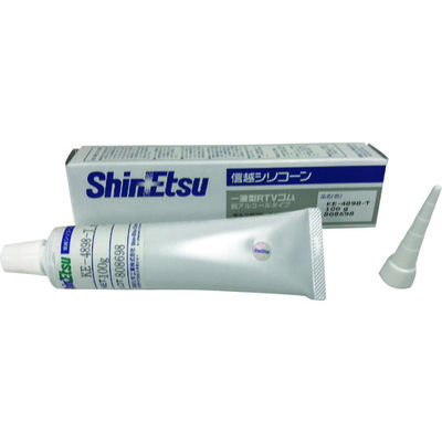 信越化学工業 信越 シーリング 低分子シロキサン低減タイプ 100g 透明 KE4898T-100 1本 814-8141（直送品）