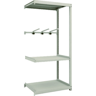 トラスコ中山 TRUSCO スチールラック M2型軽中量棚 860X600XH1800 3段 アーム1段 連結 M2-6363-A1B 1台（直送品）
