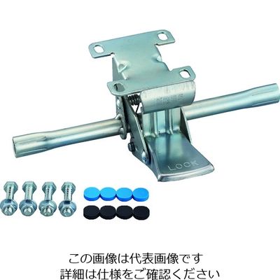 トラスコ中山 TRUSCO MKP樹脂製運搬車エアーキャスター付用ブレーキ 100番用 MKP-100ACS 1台 171-8325（直送品）