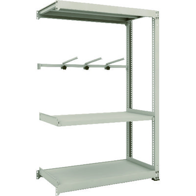 TRUSCO スチールラック M3型中量棚 1200X571XH1800 3段 アーム1段 連結 M3-6463-A1B 1台(1個)（直送品）