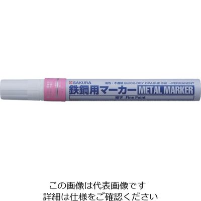 サクラクレパス サクラ 鉄鋼用マーカー細字 桃色 PKK-S-20P 1本 851-3377（直送品）