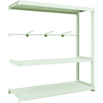 TRUSCO スチールラック M3型中量棚 1800X571XH1800 3段 アーム1段 連結 M3-6663-A1B 1台(1個)（直送品）