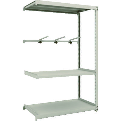 TRUSCO スチールラック M2型軽中量棚 1160X600XH1800 3段 アーム1段 連結 M2-6463-A1B 1台(1個)（直送品）