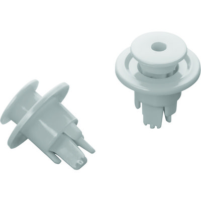 国盛化学 KUNIMORI パンロック φ6×L4 白(100個入り) 63180-0604-WH 1袋(100個) 148-9801（直送品）