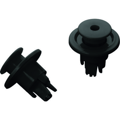 国盛化学 KUNIMORI パンロック φ6×L4 黒(100個入り) 63183-0604-BK 1袋(100個) 148-9824（直送品）