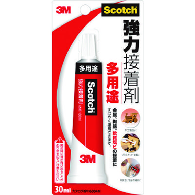 スリーエム ジャパン 3M スコッチ 強力接着剤 多用途 30ml 6004M 1本 171-1750（直送品）