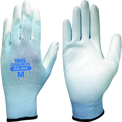 富士グローブ ウレタンホワイト10双組BDー404 M 7069 1組(10双) 159-0708（直送品）