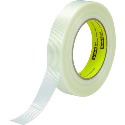 スリーエム ジャパン 3M フィラメントテープ 897 24mmX55m 24X55 1P 1巻 161-2524（直送品）