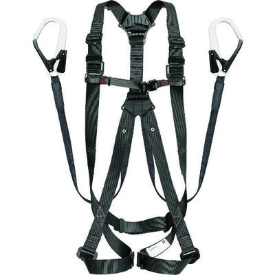 TJMデザイン タジマ ハーネスGS 平ロープ ダブルL1セット 黒 Sサイズ A1GSSFR-WL1BK 1個 166-4769（直送品）