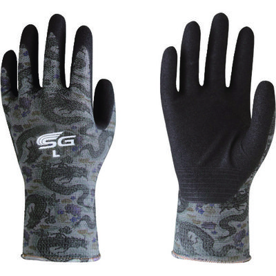 東和コーポレーション トワロン ニトリル背抜き手袋 SGーA047 ドラゴングレー L SG-A047-L 1双 828-0749（直送品）
