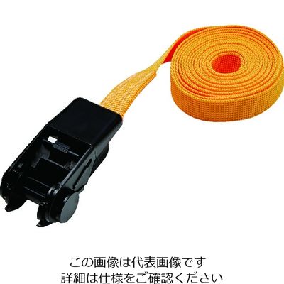 トラスコ中山 TRUSCO 樹脂製ベルト荷締機 幅25mmX長さ5m 黄 TPT-255Y-A 1本 161-2439（直送品）