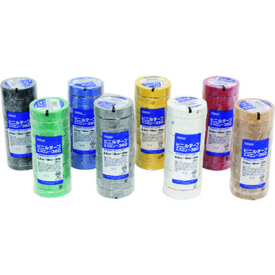 積水マテリアルソリューションズ 積水 エスロンテープ#360 19×10 透明 V360T1N 1巻 161-3963（直送品）