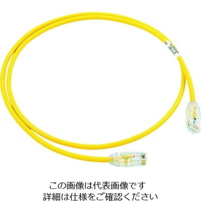 パンドウイットコーポレーション PANDUIT カテゴリ6A細径パッチコード 0.5m 黄 UTP28X0.5MYL 1本 148-7340（直送品）