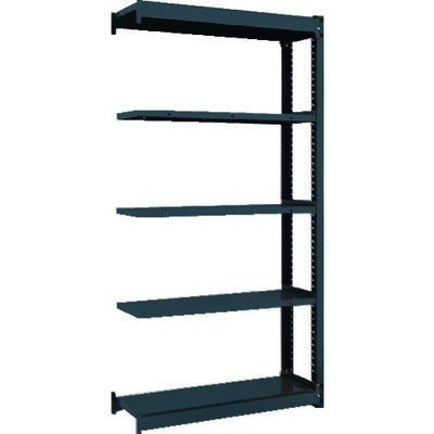 TRUSCO 軽量ボルトレス棚TSUG型 連結タイプ 900X340XH1800 TSUG100-63K-5B-HBK 1台(1個)（直送品）