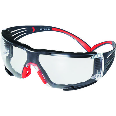 スリーエム ジャパン 3M セキュアフィット 保護めがね クリア SF401SGAFーREDーF JIS ガスケット付 1個（直送品）