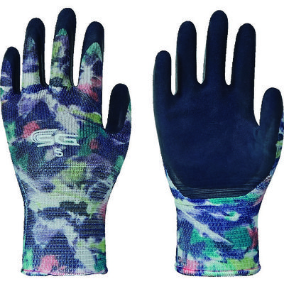 東和コーポレーション トワロン 天然ゴム背抜き手袋 SGーR102 ぼかし柄ブルー S SG-R102-S 1双 137-3737（直送品）