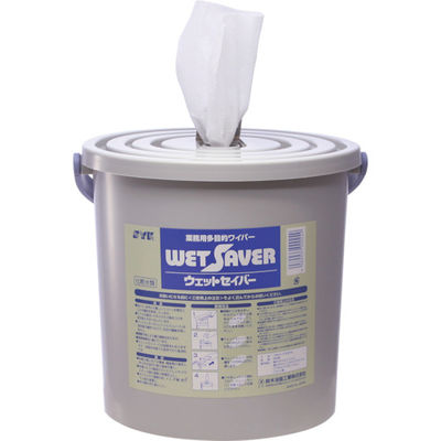 鈴木油脂工業 SYK ワイパー ウェットセイバー 本体 S-7426 1缶(300枚) 136-0104（直送品）