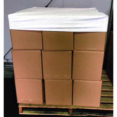 旭産業 旭 高密度ポリエチレン不織布パレットキャップ 1150X1150XH150mm 白 TPC-TV1 1枚 125-9087（直送品）