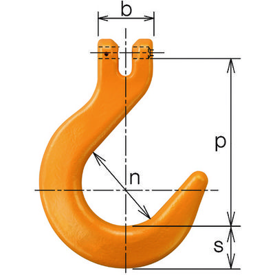 キトー チェンスリング カナグ部材(ピンタイプ) ファンドリフックVSF 基本使用荷重5.2t VSF13 1個 164-1335（直送品）