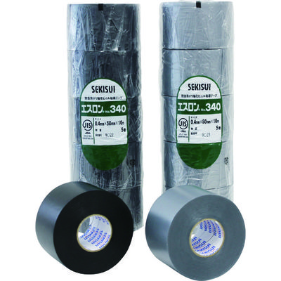 積水マテリアルソリューションズ 積水 エスロンテープ#340 25×10 銀 V340S1N 1巻 161-3949（直送品）