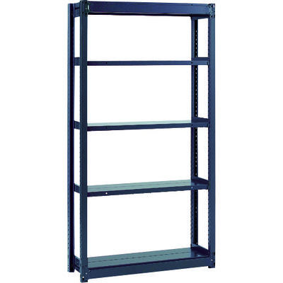 TRUSCO 軽量ボルトレス棚TSUG型 単体タイプ 942X340XH1800 TSUG100-63K-5-HBK 1台(1個)（直送品）