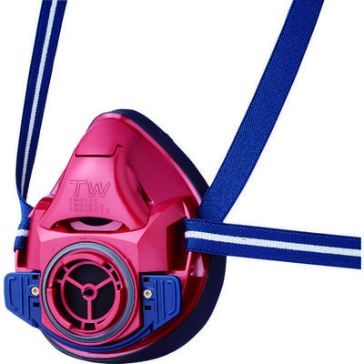 重松製作所 シゲマツ 防じん・防毒マスク TW01SC レッド M TW01SC-RD-M 1個 127-5514（直送品）
