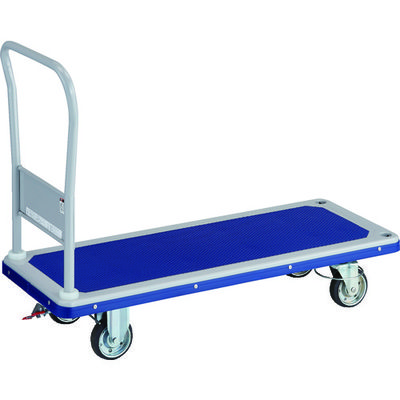 トラスコ中山 TRUSCO プレス製台車 ドンキーカート 固定式1190×440 4輪リングストッパー付 402NJKRS-4 1台（直送品）