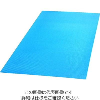 日大工業 ワニ印 ダイヤボード ブルー 2.5mm厚 900mm×1800mm 004951 1枚 161-4775（直送品）