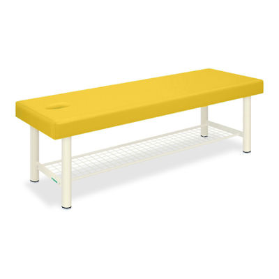 高田ベッド製作所 有孔外脚DXベッドー8 幅70×長さ180×高さ60cm イエロー TB-1034U 1個 61-3486-99（直送品）