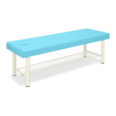 高田ベッド製作所 有孔外脚DXベッドー8 幅70×長さ180×高さ50cm スカイブルー TB-1034U 1個 61-3486-67（直送品）