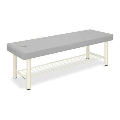 高田ベッド製作所 有孔外脚DXベッドー8 幅65×長さ180×高さ55cm グレー TB-1034U 1個 61-3485-73（直送品）