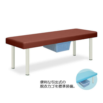 高田ベッド製作所 DXベッド・CP型カゴ付 幅70×長さ180×高さ60cm ライトブラウン TB-932 1個 61-4366-20（直送品）