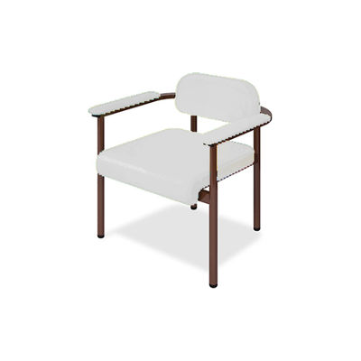 ホームチェアーC1 幅40(全幅57)×奥行50(座面奥行40)×座高44(全高67)cm グレー TB-1268-01 1個(1脚)（直送品）