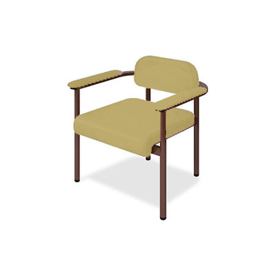 ホームチェアーC1 幅40(全幅57)×奥行50(座面奥行40)×座高44(全高67)cm アイボリー TB-1268-01 1個(1脚)（直送品）