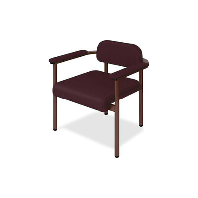 ホームチェアーC1 幅40(全幅57)×奥行50(座面奥行40)×座高44(全高67)cm 茶 TB-1268-01 1個(1脚)（直送品）