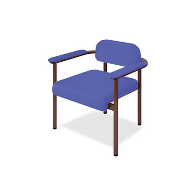 ホームチェアーC1 幅40(全幅57)×奥行50(座面奥行40)×座高44(全高67)cm ライトブルー TB-1268-01 1個(1脚)（直送品）