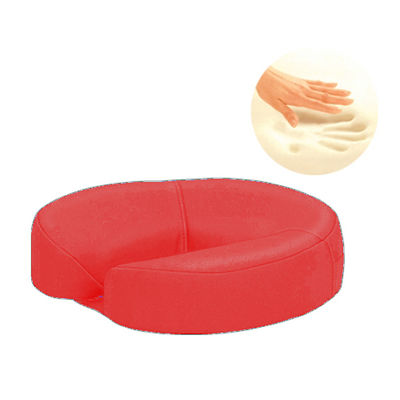 高田ベッド製作所 低反発フェイス 幅29×奥行29×高さ8cm レッド TB-77C-160 1個 61-3726-78（直送品）