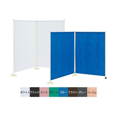 高田ベッド製作所 Wライトスクリーン 幅200(100×2枚)×高さ90cm ベージュ TB-669 1個 61-3717-90（直送品）