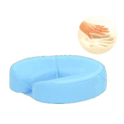 高田ベッド製作所 低反発フェイス 幅29×奥行29×高さ8cm スカイブルー TB-77C-160 1個 61-3726-72（直送品）