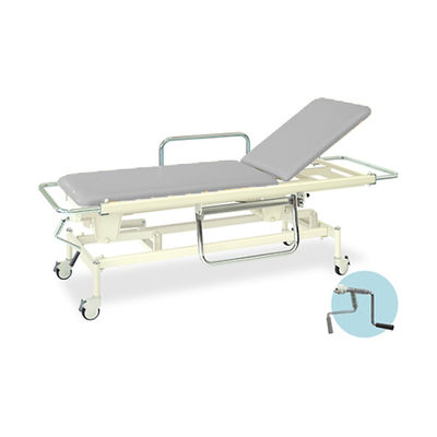 高田ベッド製作所 手動GSストレッチャー100 幅60×長さ200(座シート180)×高さ48~86cm グレー TB-626 1個（直送品）