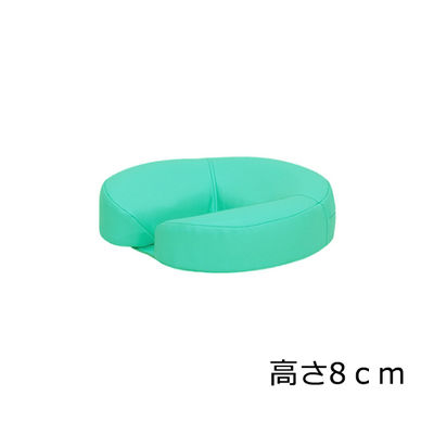 高田ベッド製作所 ニューフェイス 幅29×奥行29×高さ8cm ライトグリーン TB-77C-126 1個 61-3726-33（直送品）