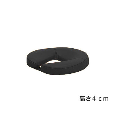 高田ベッド製作所 ニューフェイス 幅29×奥行29×高さ4cm 黒 TB-77C-126 1個 61-3726-13（直送品）