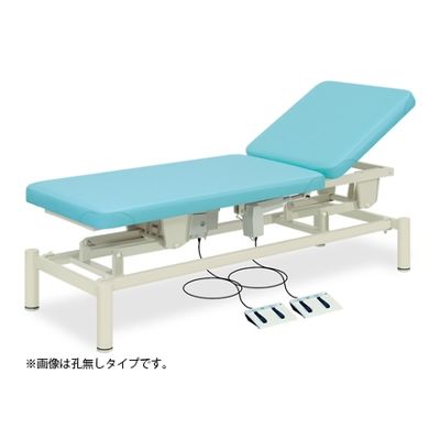 高田ベッド製作所 有孔2M電動ベッド 幅60×長さ180×高さ45~83cm グレー TB-949U 1個 61-3507-98（直送品）