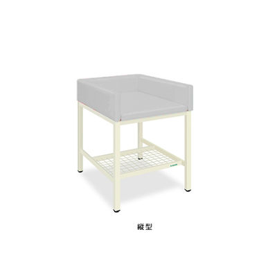 オムツ交換台(縦型) 幅60(全幅70)×奥行80(全奥行85)×高さ80(全高98)cm グレー TB-721-01 1個（直送品）