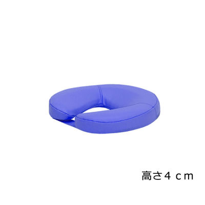 高田ベッド製作所 ニューフェイス 幅29×奥行29×高さ4cm ライトブルー TB-77C-126 1個 61-3726-16（直送品）