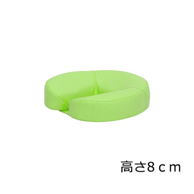 高田ベッド製作所 ニューフェイス 幅29×奥行29×高さ8cm ライムグリーン TB-77C-126 1個 61-3726-44（直送品）