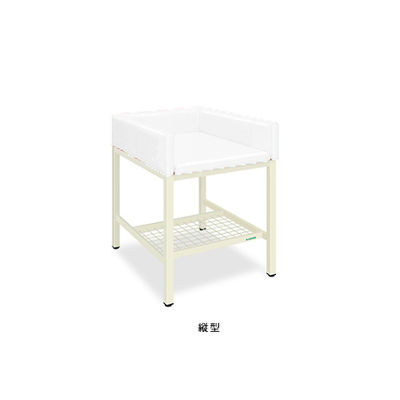 高田ベッド製作所 オムツ交換台(縦型) 幅60(全幅70)×奥行80(全奥行85)×高さ85(全高103)cm 白 TB-721-01 1個（直送品）